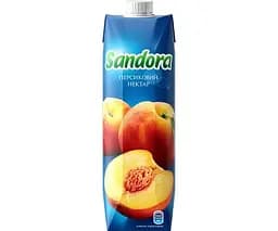 Sandora, 0,95 л, Нектар Персиковий натуральний Сандора