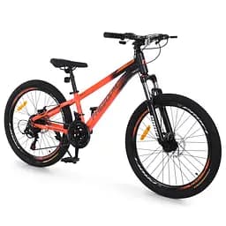 Велосипед PROFI FREEDOM 26", алюмінієва рама 13", 21 швидкість, помаранчевий (FD-2604)