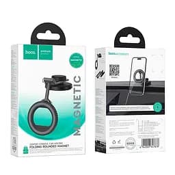 Тримач Hoco View folding magnetic ring Car holder center console H77 - мініатюра 2