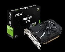 Видеокарта GeForce GTX 1050 2GB MSI Aero ITX OCV1 (GTX 1050 AERO ITX 2G OCV1) Б/У