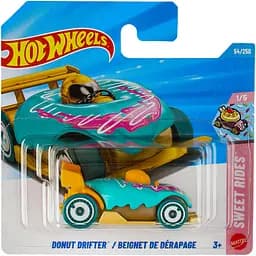 Базовая машинка Hot Wheels Sweet Rides Donut Drifter зеленая (5785) JJJ24-N521