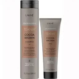 Набір для волосся Lakme Teknia Color Refresh Cocoa Brown (шампунь 300 мл + маска 250 мл)