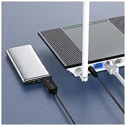 Кабель живлення USB to DC 5.5x2.5mm 12V 1.0m black ColorWay (CW-CBUD067-BK) - мініатюра 9