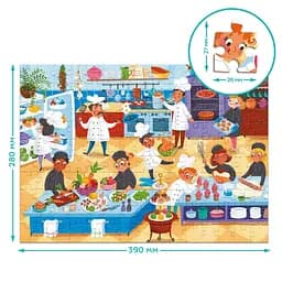 Пазл дитячий "Професії. Повар" DoDo Toys 300700, 150 елементів - мініатюра 5