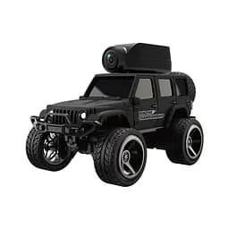 Міні FPV машинка на радіокеруванні KFPLAN KF32 1:64 4WD з Wi-Fi камерою (Чорний)