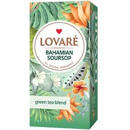 Чай зеленый Lovare Bahamian Soursop 36 г (24 шт. х 1.5 г)