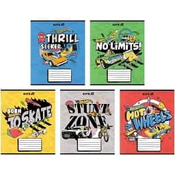 Зошит учнівський "Hot Wheels" Kite HW25-237 18 аркушів1 шт. в асортименті