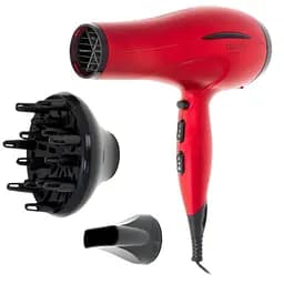 Фен Camry CR 2253, 2600 Вт дифузор концентратор 2 швидкості холодне повітря компактний 1 шт. червоний (33705-IS)