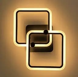 Стельова мінімалістична LED люстра в чорному корпусі Line.F RGB підсвітка Немає - мініатюра 2
