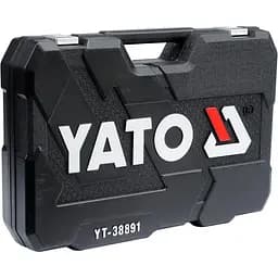 Набір головок торцевих Yato квадрат 1/2", 1/4" з інструментами та насадками 109 шт. (YT-38891) - мініатюра 7