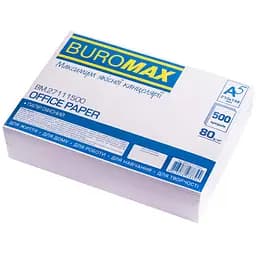 Папір офісний Buromax А5 80 г/м² 500 аркушів (BM.27111500)