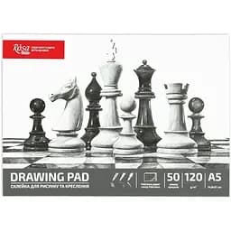 Склейка для рисунка Rosa Studio Шахматы 120г/м2 50л