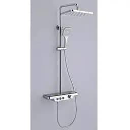 Душова система Dusel Pour Chrome Smart з підсвіткою (245307000), Хром