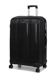 Валіза дорожній Великий (L) Поліпропілен Airtex 637 96 л 75х49х29 Чорний (Black)