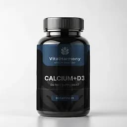 Кальцій і вітамін D VitalHarmony Calcium + D3 90 капсул