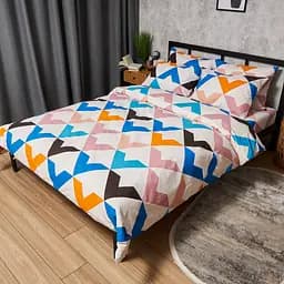 Комплект постільної білизни Moon&Star Дитячий 110x140 см наволочки 2x40x40 см Color Clash Бязь Gold Люкс