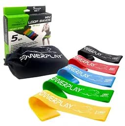 Гумки для фітнесу PowerPlay 4113 Mini Power Band Set набір із 5 шт. (від 1 до 20 кг) (PP_4113) - мініатюра 6