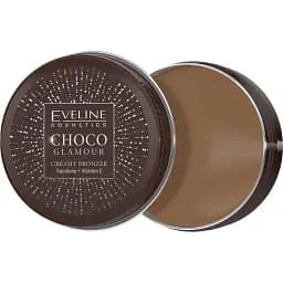 Кремовий бронзер Eveline Choco Glamour Creamy Bronzer 01, 20 г - мініатюра 2