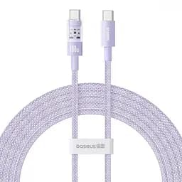 Кабель Baseus Gem Fast-Charging Data Cable Type-C to Type-C 100W 1m purple (P10373000511-00)