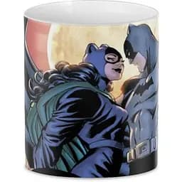 Кухоль GeekLand Бетмен Batman жінка кішка та бетман BM.02.024.015 330 мл білий