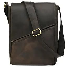 Чоловіча шкіряна сумка А4 через плече TARWA 33х26х8 см sum0028172