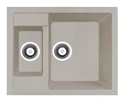 Кухонная мойка Adamant Duplex 610x495x200 Бежевый avena 100001446, Бежевый