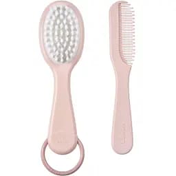 Щетка и гребешок для волос Beaba розовые (920367)
