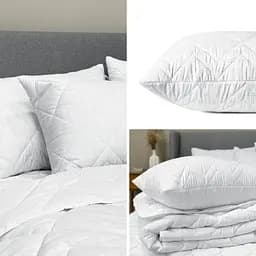 Подушка Ideia Antistatic Sleep 50х70 см чохол зі стібкою та блискавкою штучний пух у сумці 8-36060 - мініатюра 4