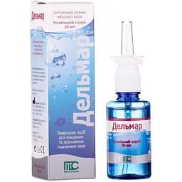 Спрей для носа Medochemie Дельмар изотонический раствор морской воды для очистки и увлажнения полости носа 50 мл (263.0079)