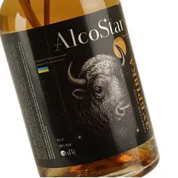 Напій спиртний AlcoStar Зубрівка 38% 0.5 л - мініатюра 4