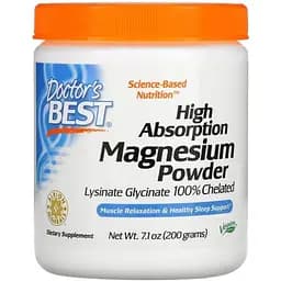 Магний хелат Doctor's Best Magnesium with TRAACS порошок 200 г