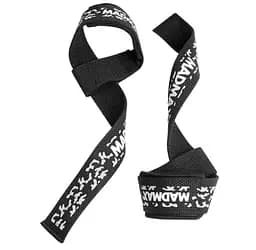 Лямки для тяги MadMax Camo Power Wrist Straps Camo/White (MFA-275-WHT-U)