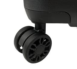 Валіза велика Snowball Snowball 49703 з поліпропілену 105+18 л 76×51×30 см Чорний - мініатюра 2