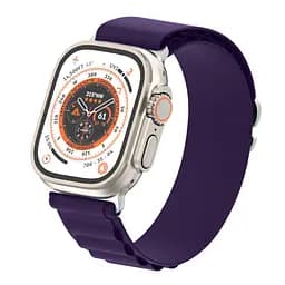 Ремінець для Apple Watch 42 (Series 11-10)/41/40/38, фіолетовий, Alpine Loop Alpina Band, тканинний поліестеровий ремінець для смарт-годин, дихаючий, для активного відпочинку та спорту, ArmorStandart (ARM74196) - мініатюра 4