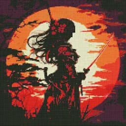 Алмазная мозаика Ideyka Красота и сила AMO7515 40х40 см