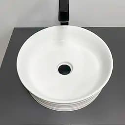 Умивальник VBI Larino white накладний VBI-012621, Білий - мініатюра 3