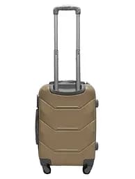 Валіза маленька S ABS-пластик Milano bag 147M 55×38×23см 45л Золотий