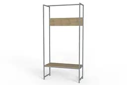 Вішалка модульна підлогова Ferrum-decor Треліс 12 180x90x38 сірий ДСП Дуб Сонома 16мм (FRD-104322) - мініатюра 3