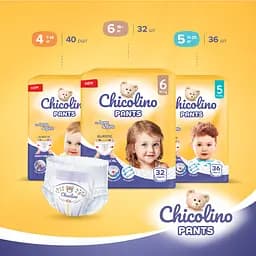 Підгузки-трусики Chicolino 5 (11-25 кг), 36 шт. - мініатюра 5