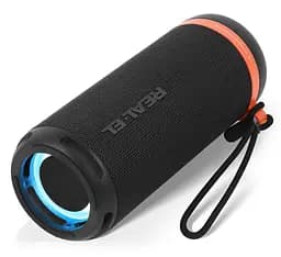 Портативна колонка REAL-EL RX711 10 W Bluetooth TWS, RGB, Black - мініатюра 5