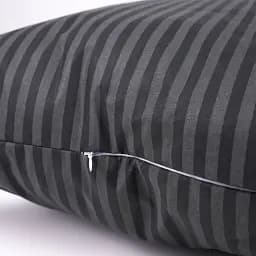 Набір MirSon №1087 Сolor Fun Line Stripe Black Bamboo 220 х 240 см чорний (2200010881028) - мініатюра 5