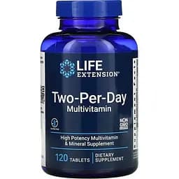 Вітаміни та мінерали Life Extension Two-Per-Day, 120 таблеток