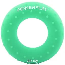Еспандер кістьовий PowerPlay силіконовий PP-4338 Hand Grip Medium 20 кг Зелений (PP_4338_Green_20kg)
