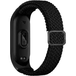 Плетеный ремешок Elastic Adjustment Xiaomi Mi Band 7/6/5/4/3 Black