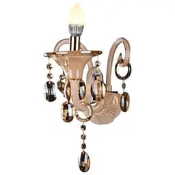 Бра Brille BCL-379W/1 настінне накладне кришталеве свічка класичне E14