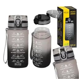 Пляшка для води 4FIZJO спортивна 500 мл 4FJ0627 Grey/Black (P-5905973400725) - мініатюра 12