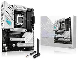 Материнська плата AM5 Asus ROG STRIX B650-A GAMING WIFI, B650, 4xDDR5, Int.Video (CPU), 4xSATA3, 3xM.2, 2xPCI-E 4.0 16x, 2xPCI-E 4.0 1x, 6, Bluetooth 5.2, 7xUSB3.2/6xUSB2.0, HDMI/DP, ATX