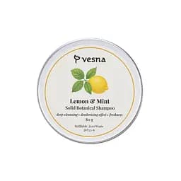 Твердий шампунь Лимон та М’ята Vesna 80 г