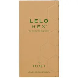 Презервативи Lelo HEX Condoms Organic 12 Pack - мініатюра 2