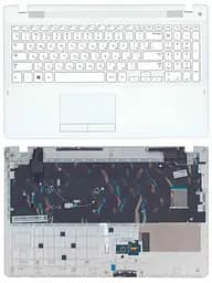 Клавіатура для ноутбука Samsung (370R4E) White, (White TopCase) - мініатюра 3